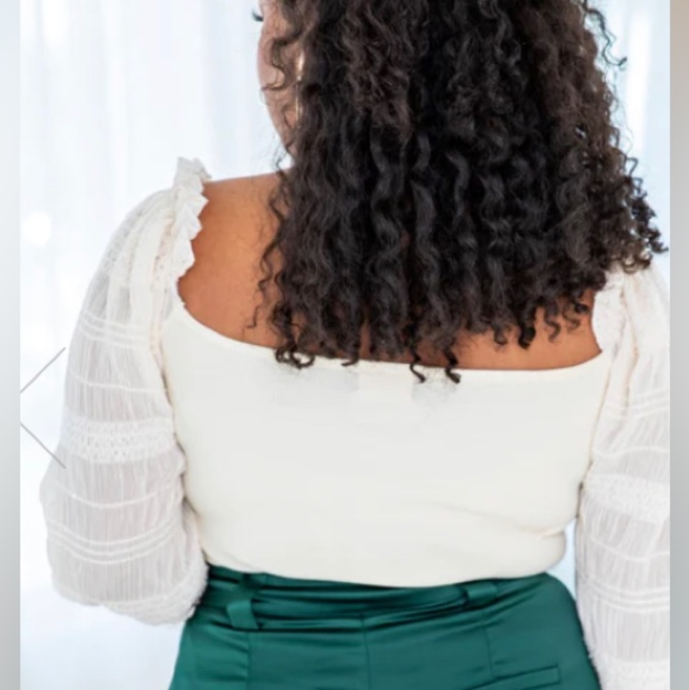 White Bodysuit Blouse